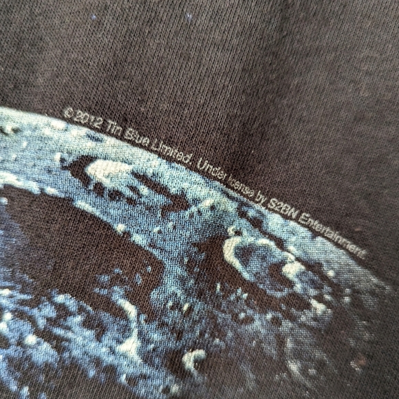Pink Floyd T Shirt Dark Side Of The Moon 2012 Size Large Vintage Style Band Tee - Picture 2 of 4